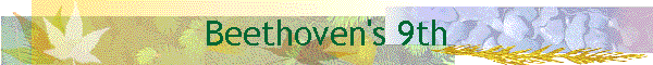 Beethoven's 9th